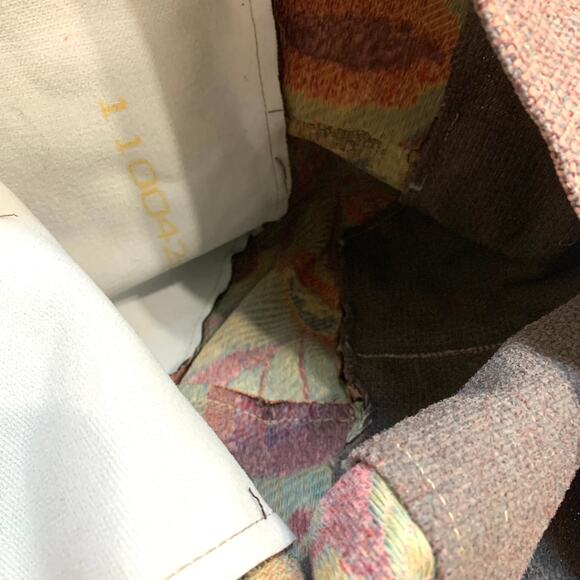 FENDON'S of Bishop CA Large Open Utility Tote Patchwork Upholstery Fabrics - Picture 11 of 16